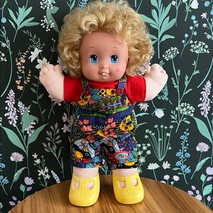 VINTAGE Mattel Magic Nursery Baby Toddler First Surprise doll 1980s First Tooth